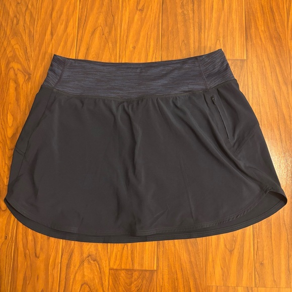 Outdoor Voices Womens Large Hudson Pull On Skort Navy Blue Skirt with Shorts - Picture 1 of 8